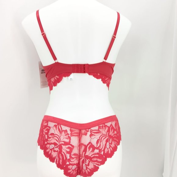 MARILIN MONROE 36C/LARGE RED BIKINI SET - Picture 7 of 16